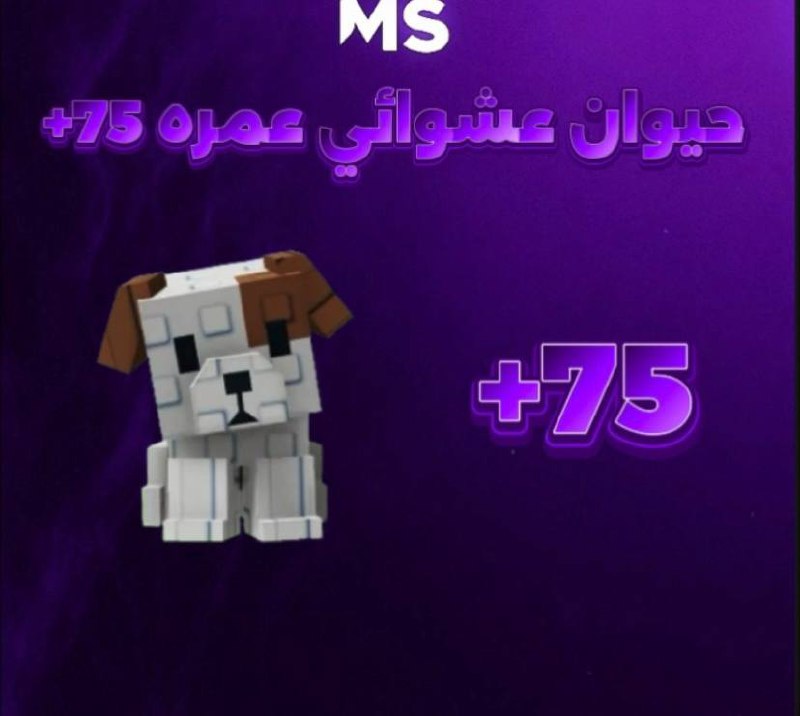 🐾 حيوان عمر +75 | ماب المزرعة