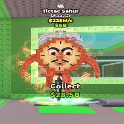 TicTac Sahur مطور يعطي 225 مليون بالثانيه